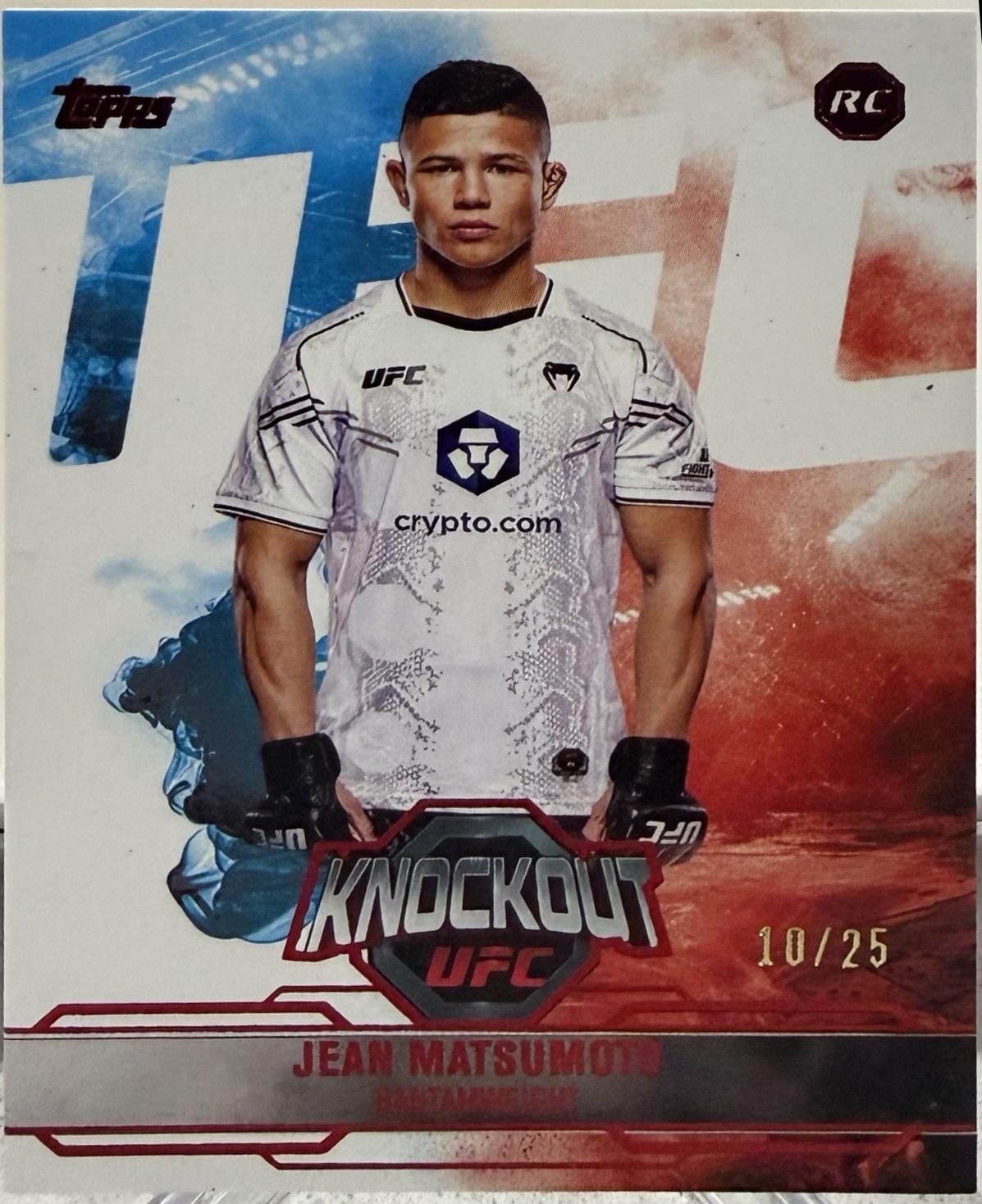Jean Matsumoto 2025 Topps Knockout UFC Base #79 Red