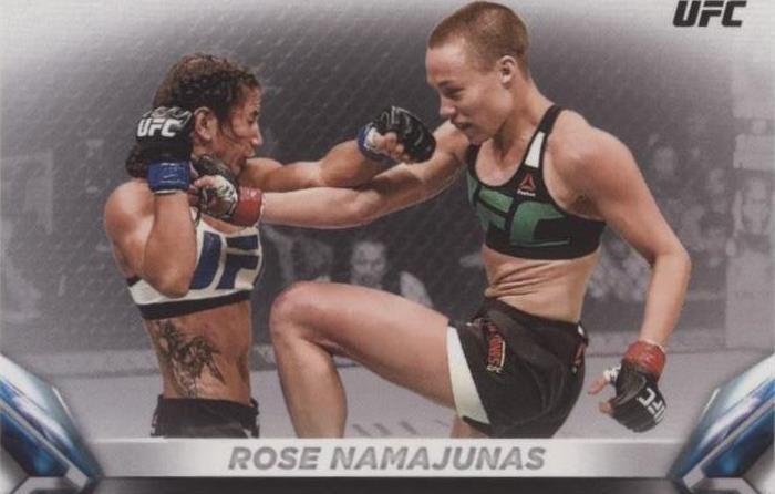 Rose Namajunas 2018 Topps UFC Knockout Base #26 SP
