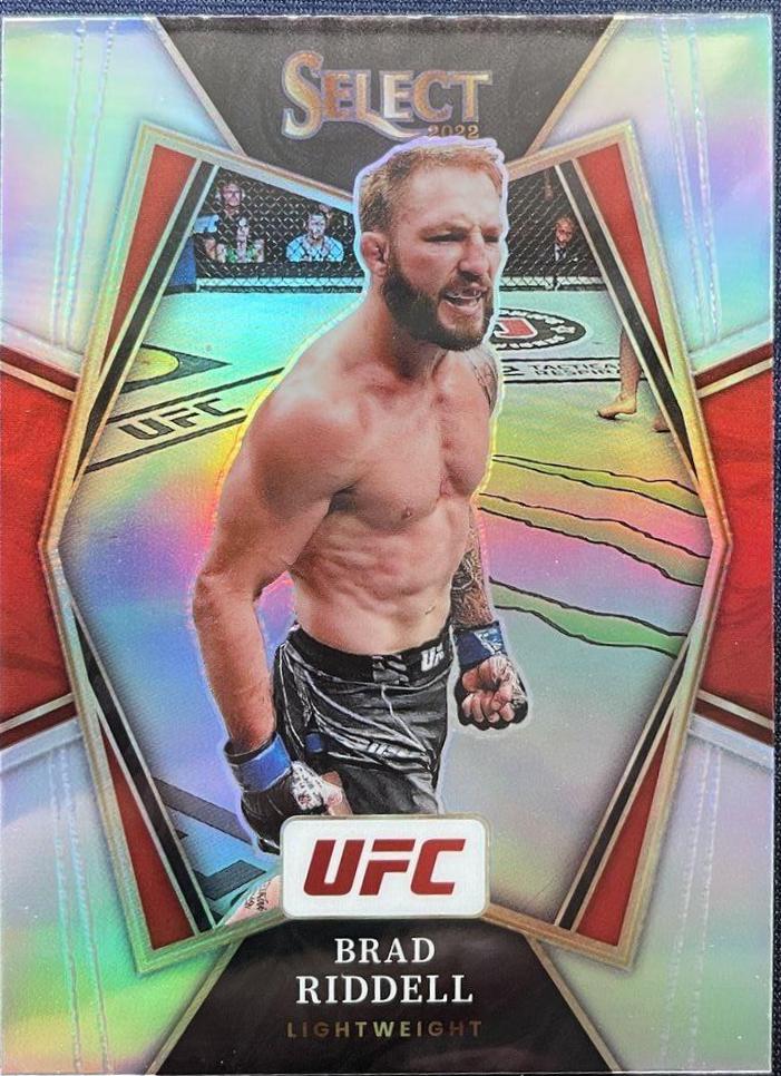Brad Riddell 2022 Panini Select UFC Premier Level #172 Silver