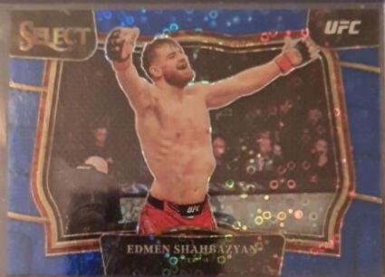 Edmen Shahbazyan 2023 Panini Select UFC Octagonside #248 Blue Disco