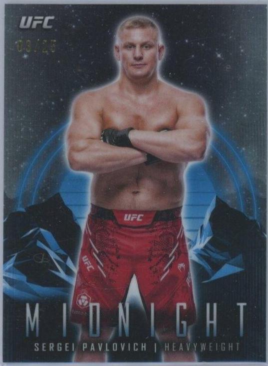 Sergei Pavlovich 2024 Topps Midnight UFC Base #49 Moonrise