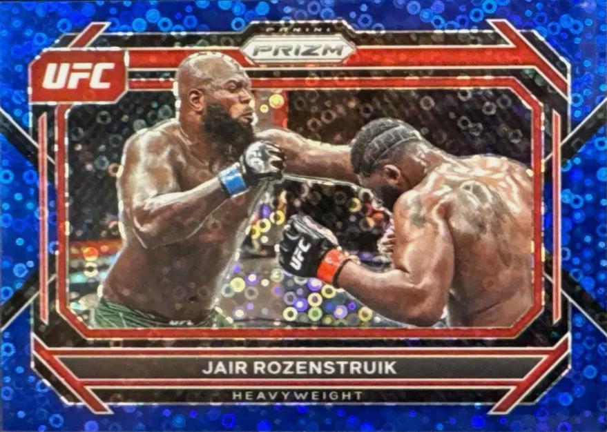 Jairzinho Rozenstruik 2023 Panini Prizm Under Card UFC Base #4 Blue