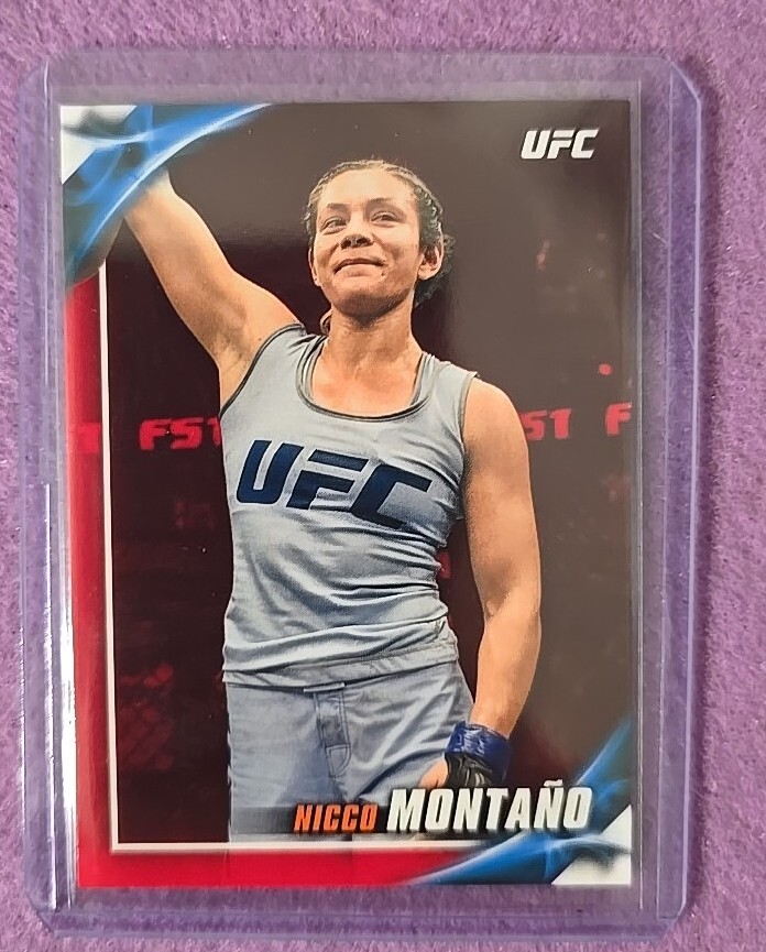 Nicco Montaño 2019 Topps UFC Knockout Base #73 Red