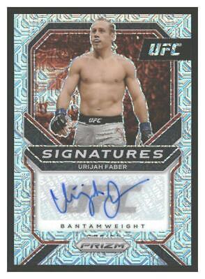 Urijah Faber 2021 Panini Prizm UFC Signatures #4 Mojo