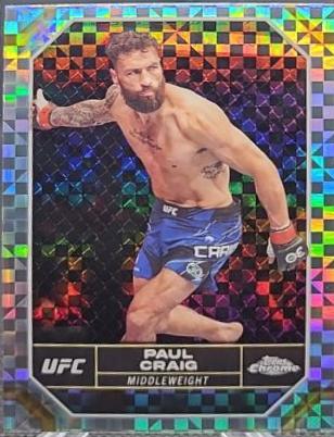 Paul Craig 2024 Topps Chrome UFC Base #153 X-Fractor