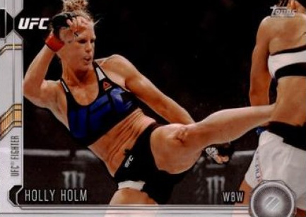 Holly Holm 2015 Topps UFC Chronicles Base #268 Sepia