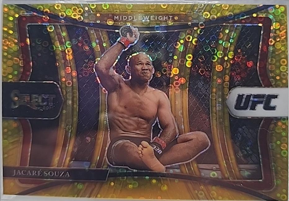 Ronaldo Souza 2021 Panini Select UFC Premier Level #136 Gold Disco