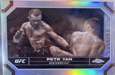 Petr Yan 2024 Topps Chrome UFC Base #156 Sepia Refractor