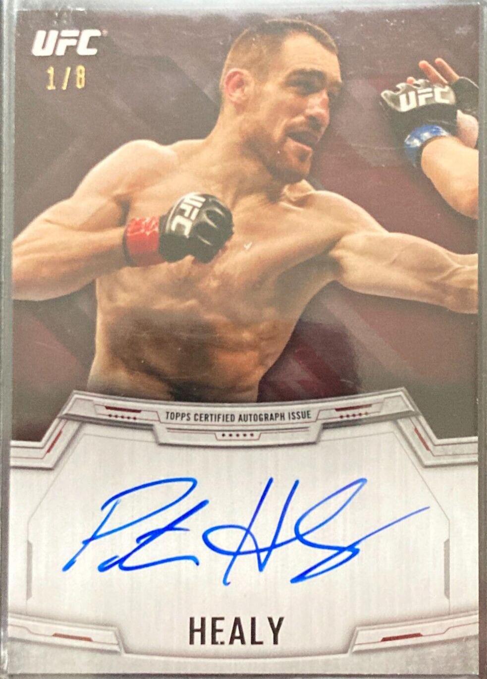 Pat Healy 2014 Topps UFC Knockout Autographs #KA-PH Red