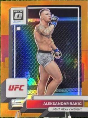 Aleksandar Rakic 2023 Panini Donruss Optic UFC Base #75 Orange
