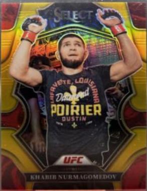 Khabib Nurmagomedov 2023 Panini Select UFC Premier Level #116 Gold