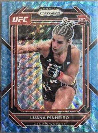 Luana Pinheiro 2023 Panini Prizm UFC Base #170 Blue Wave