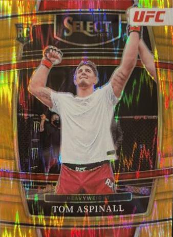 Tom Aspinall 2022 Panini Select UFC Concourse #98 Orange Flash