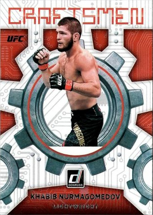 Khabib Nurmagomedov 2022 Panini Donruss UFC Craftsmen #13 Gold