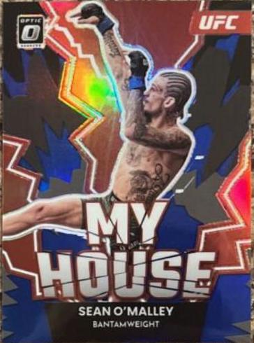 Sean O'Malley 2023 Panini Donruss Optic UFC My House #23 Blue