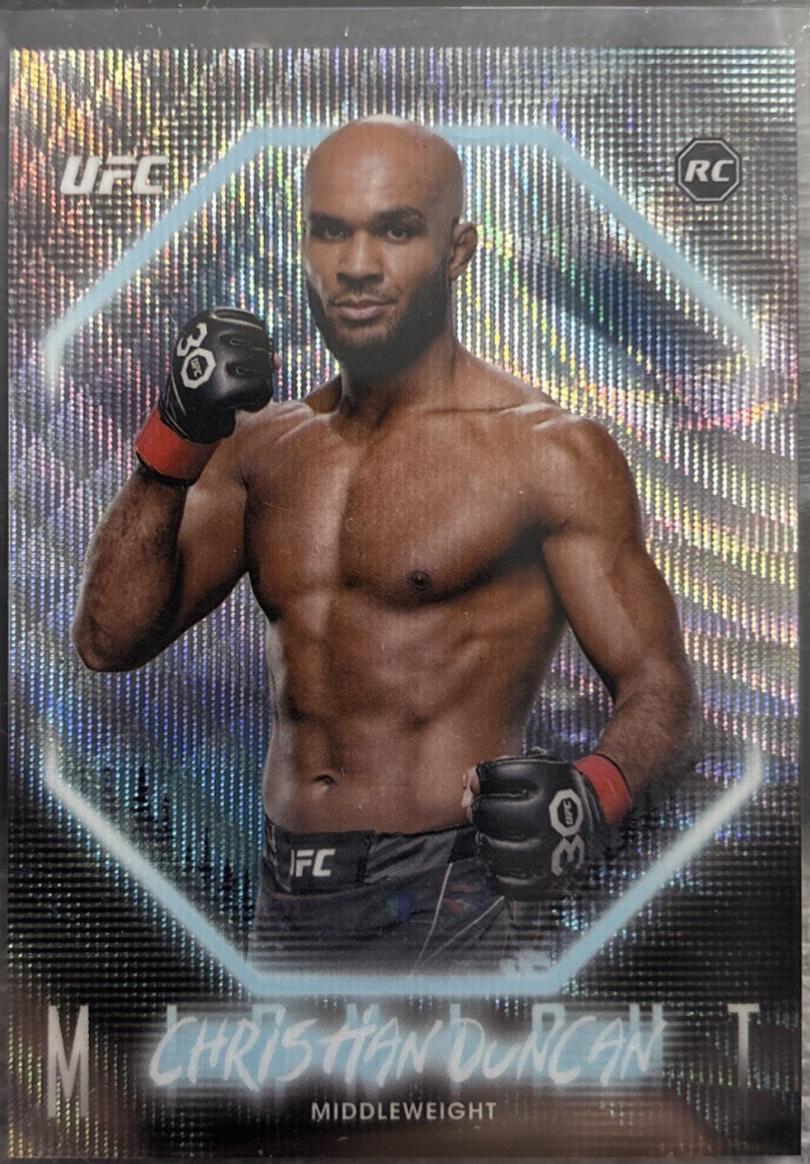 Christian Duncan 2025 Topps Midnight UFC Base #40 Moon Beam