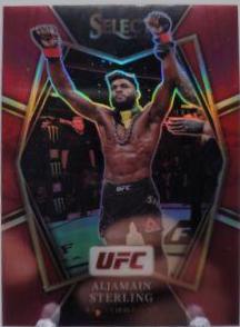 Aljamain Sterling 2022 Panini Select UFC Premier Level #153 Maroon