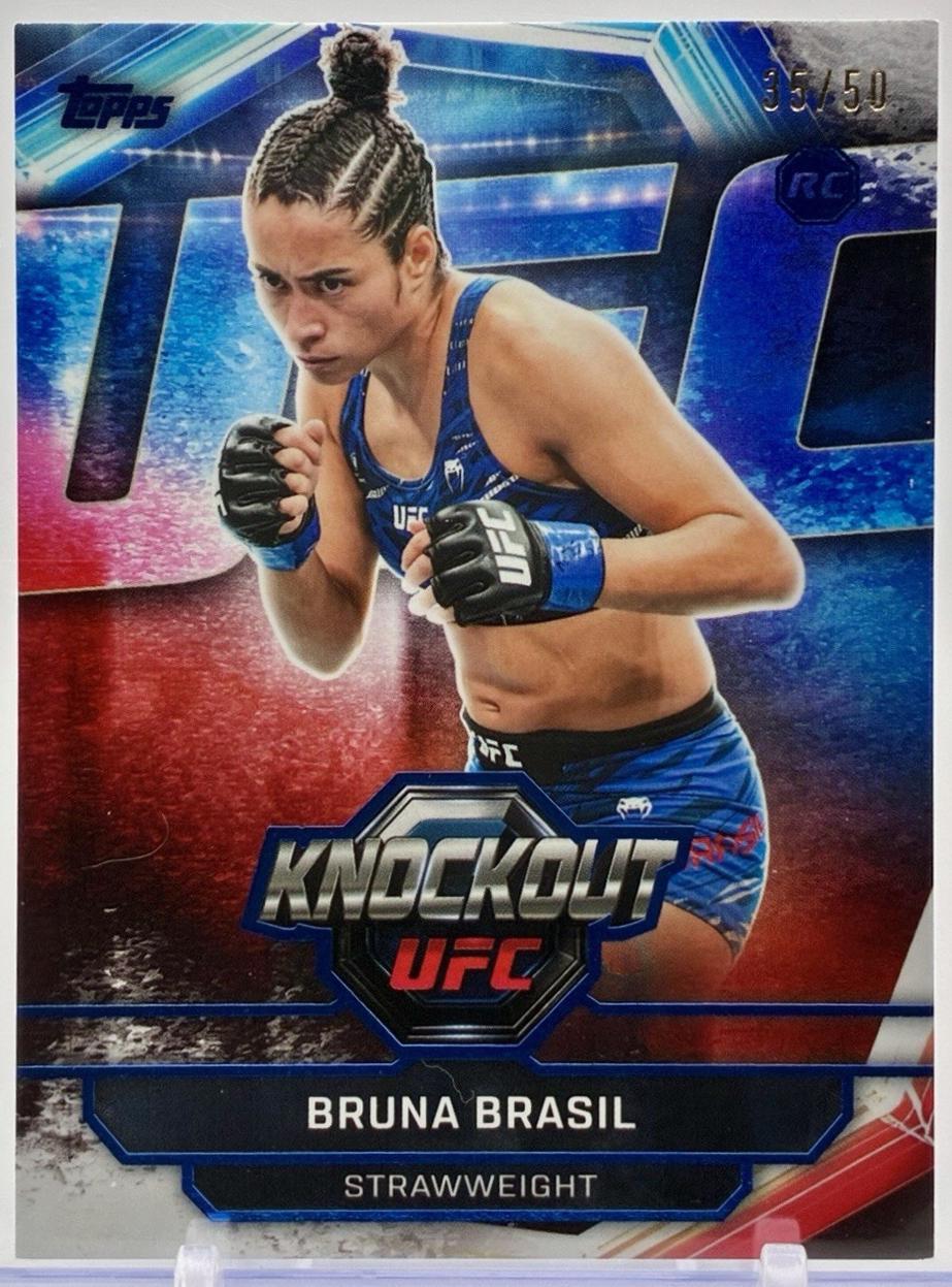 Bruna Brasil 2026 Topps Knockout UFC Base #83 Blue