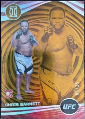 Chris Barnett 2023 Panini Chronicles UFC Base Illusions #274 Orange