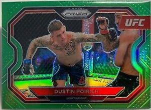 Dustin Poirier 2021 Panini Prizm UFC Base #128 Neon Green