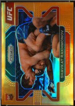 Shavkat Rakhmonov 2022 Panini Prizm UFC Base #80 Orange