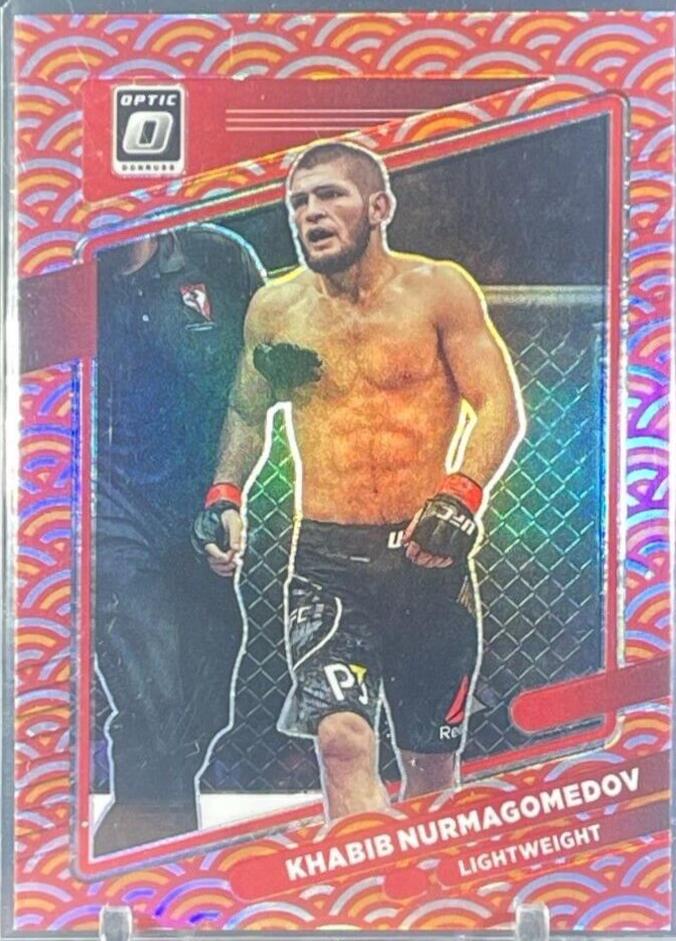 Khabib Nurmagomedov 2022 Panini Donruss Optic UFC Base #67 Photon