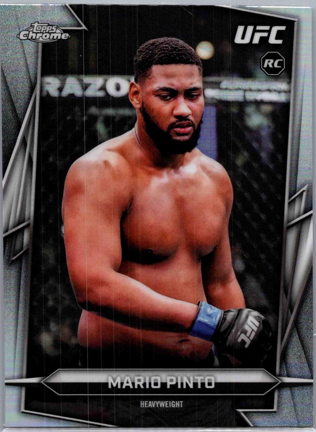 Mario Pinto 2026 Topps Chrome UFC Base #31 Sonar Refractor