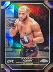 Rafael Fiziev 2024 Topps Chrome UFC Base #159 Black Refractor