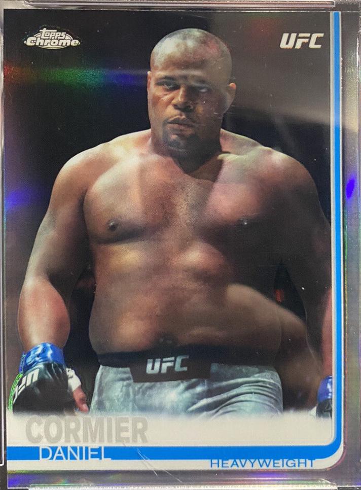 Daniel Cormier 2019 Topps Chrome UFC Base #50 Refractor
