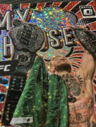 Conor McGregor 2022 Panini Donruss Optic UFC My House #2 White Sparkle