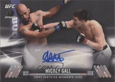Mickey Gall 2017 Topps UFC Knockout Knockout Autographs #KA-MG Red