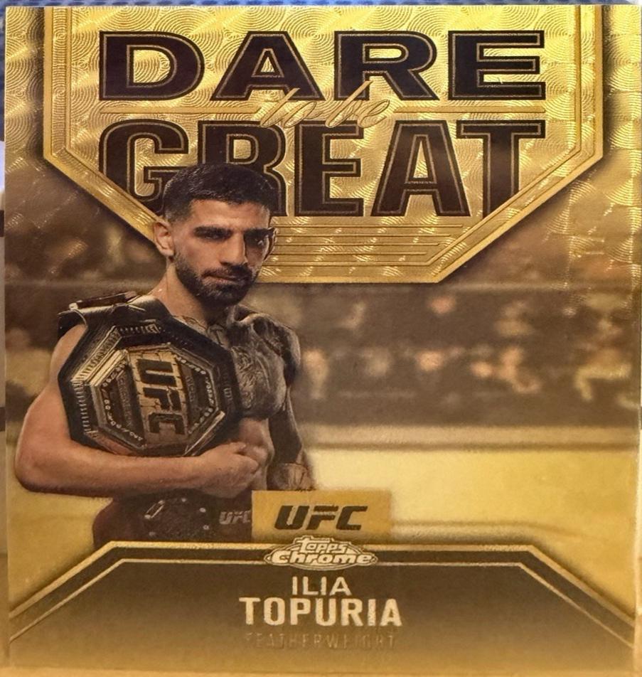 Ilia Topuria 2025 Topps Chrome UFC Dare to Be Great #DBG-6 Superfractor