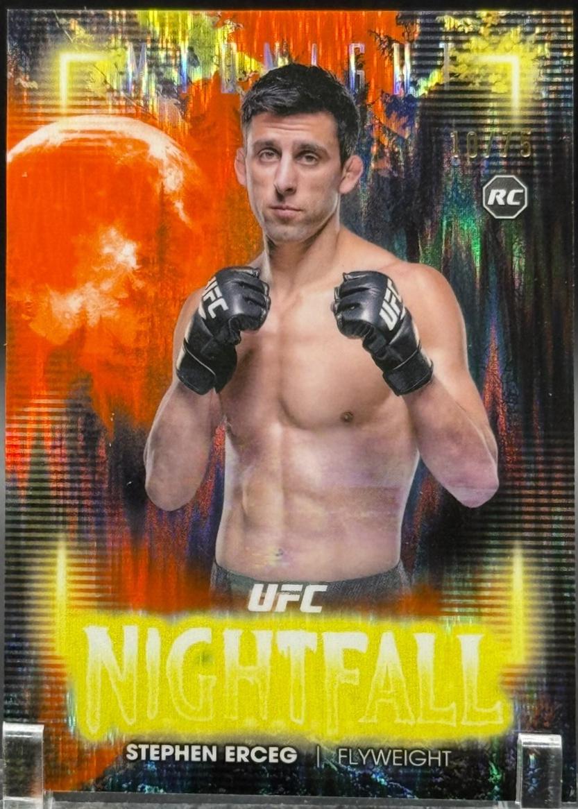 Stephen Erceg 2025 Topps Midnight UFC Nightfall #NF-24 Dusk