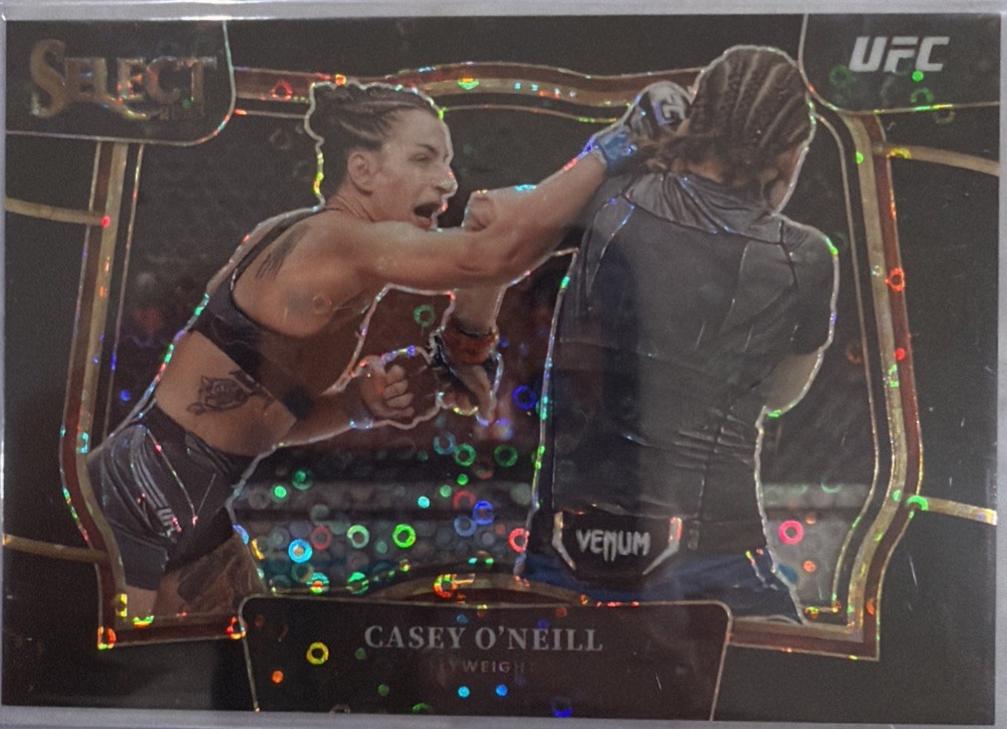Casey O'Neill 2023 Panini Select UFC Octagonside #299 Black Blue