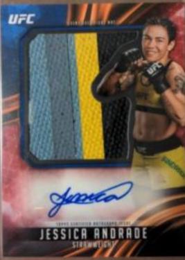 Jessica Andrade 2019 Topps UFC Knockout Knockout Autographs #KA-JA Red