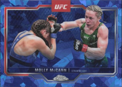 Molly McCann 2025 Topps Chrome Sapphire UFC Base Sapphire #29 Padparadscha Sapphire