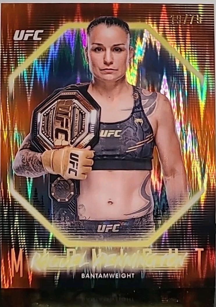 Raquel Pennington 2025 Topps Midnight UFC Base #23 Dusk