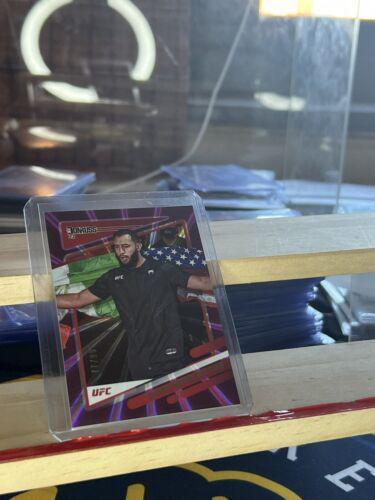 Dominick Reyes 2022 Panini Donruss UFC Base #9 Purple Laser