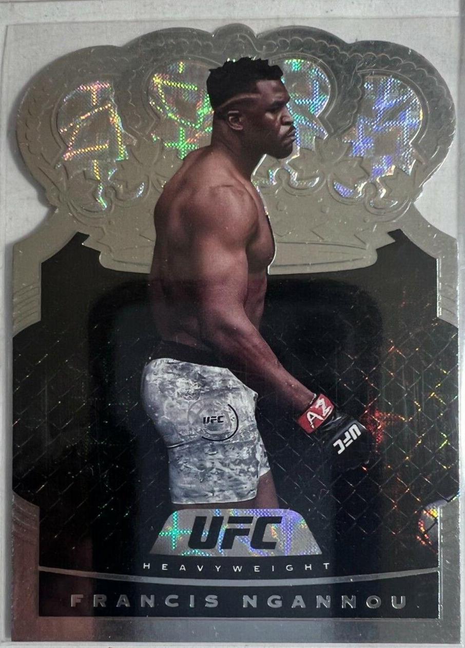 Francis Ngannou 2021 Panini Chronicles UFC Base Crown Royale #20 Asia