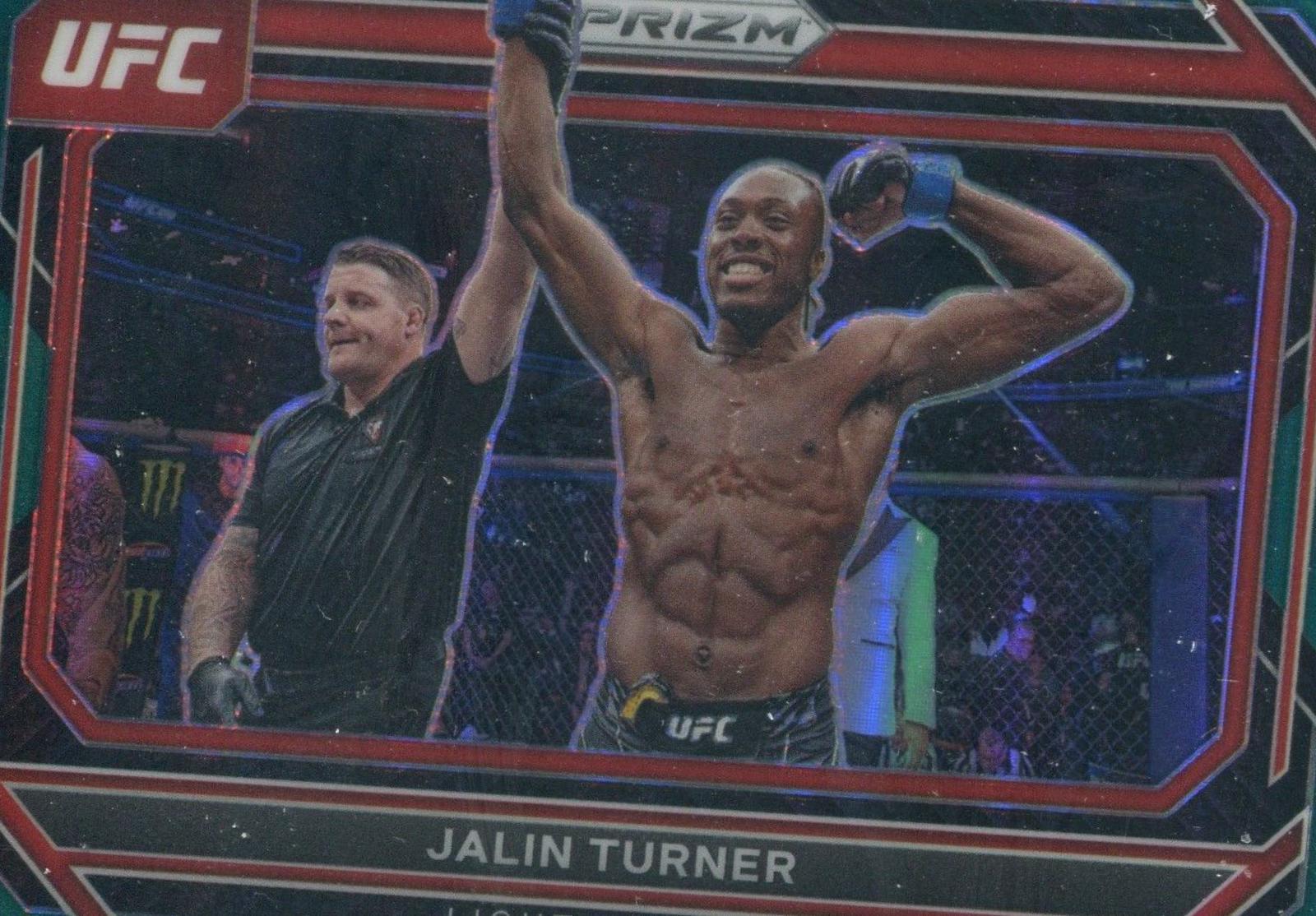 Jalin Turner 2023 Panini Prizm UFC Base #14 Teal
