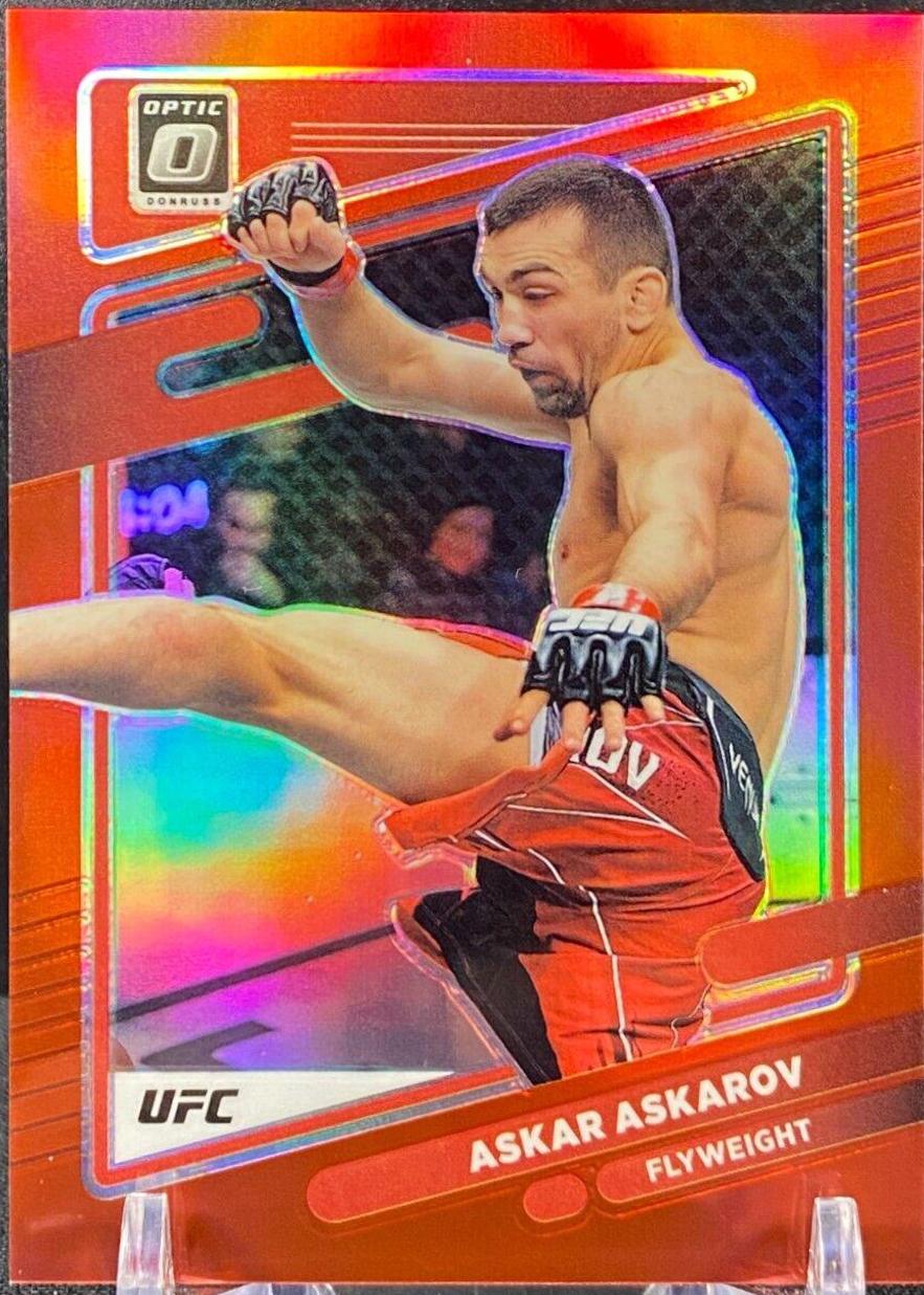 Askar Askarov 2022 Panini Donruss Optic UFC Base #34 Red