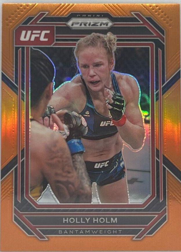 Holly Holm 2023 Panini Prizm UFC Base #157 Orange