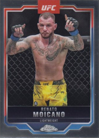 Renato Moicano 2025 Topps Chrome UFC Base #174 Prism Refractor