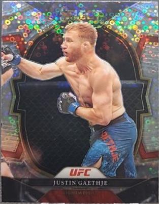 Justin Gaethje 2023 Panini Select UFC Concourse #47 Disco