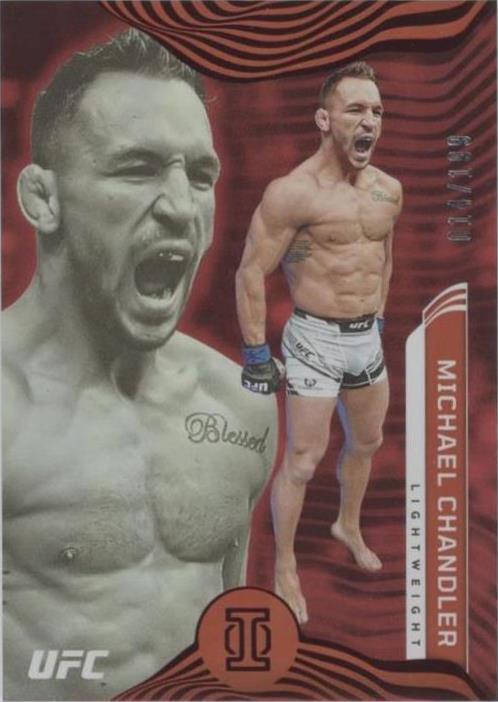 Michael Chandler 2022 Panini Chronicles UFC Base Illusions #268 Red