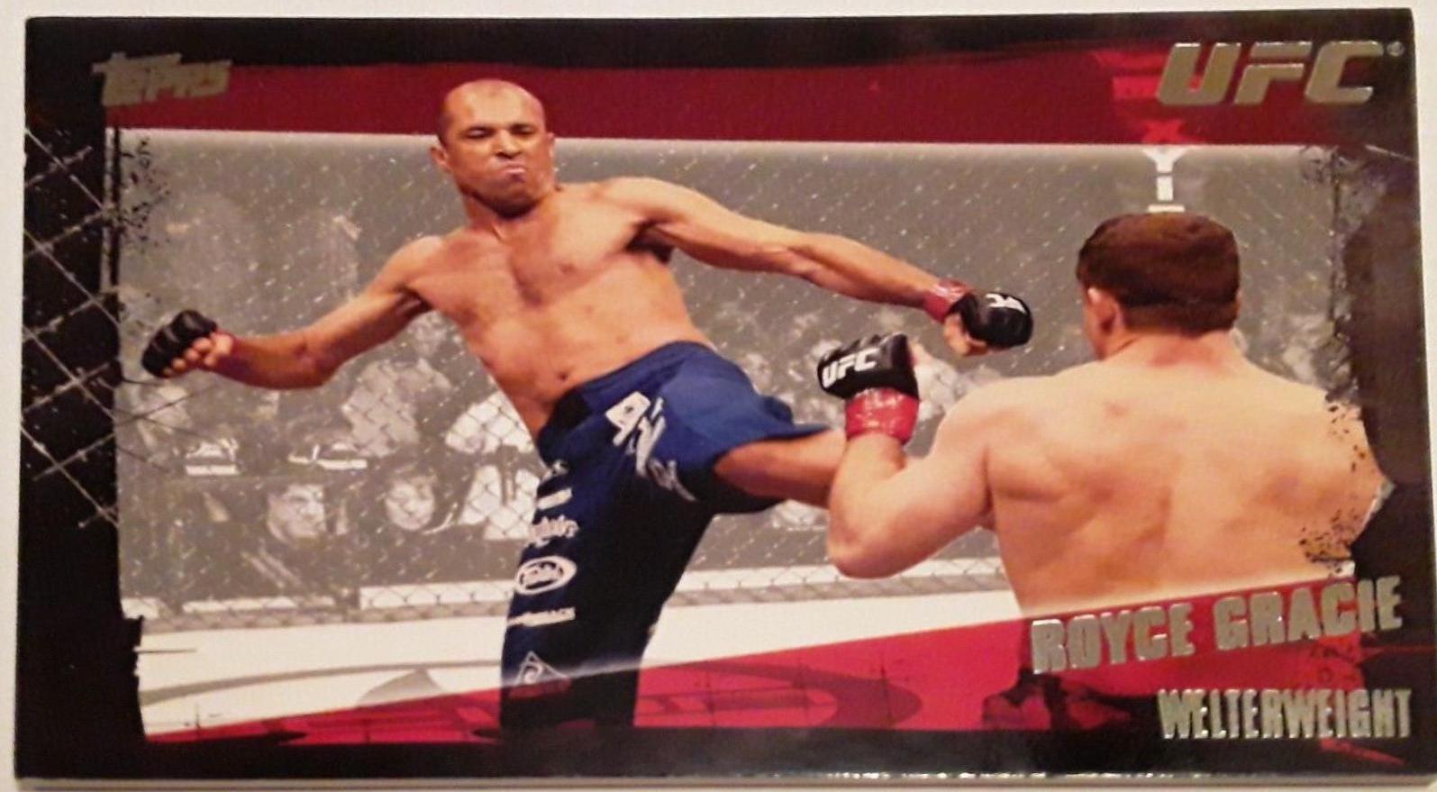 Royce Gracie 2010 Topps UFC Base #1 Silver