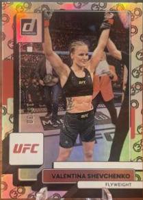 Valentina Shevchenko 2023 Panini Donruss UFC Base #71 30th Anniversary