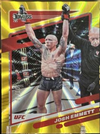 Josh Emmett 2022 Panini Donruss UFC Base #42 Gold