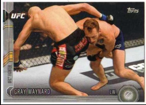 Gray Maynard 2015 Topps UFC Chronicles Base #51 Silver