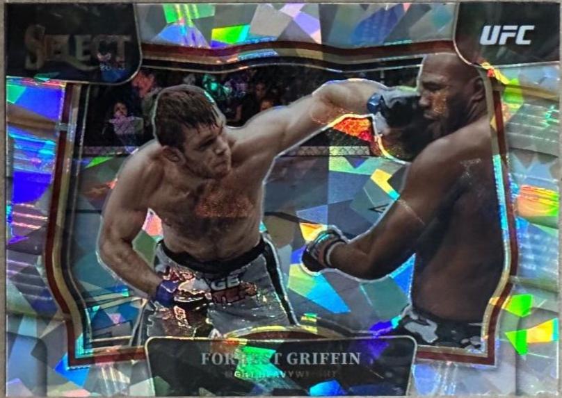 Forrest Griffin 2023 Panini Select UFC Octagonside #278 Cracked Ice